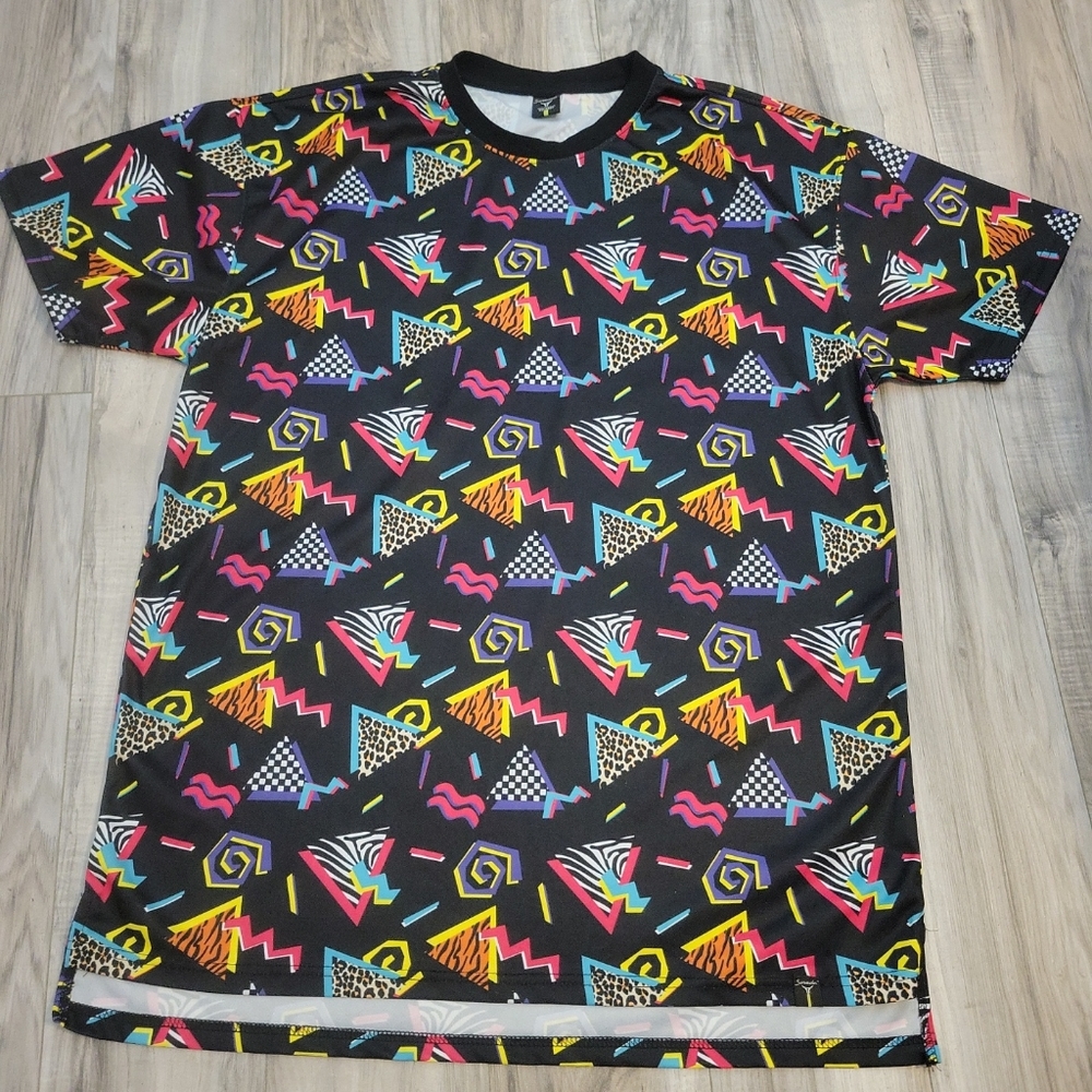 Screen Shot Shirts Mens 3XL‎ All Over Print Crewneck Pullover Multi Color